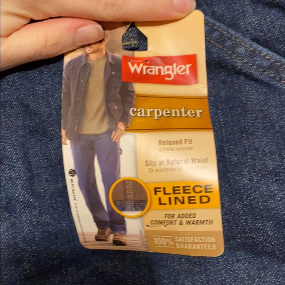 Wrangler fleece line jeans